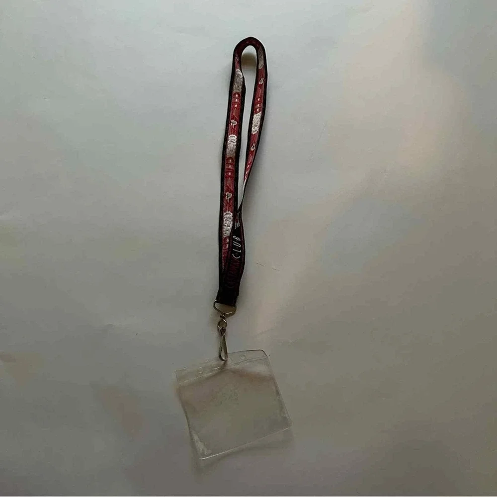 Disney Castaway Club Lanyard Black Red White Authentic Cruise Line Exclusive DCL